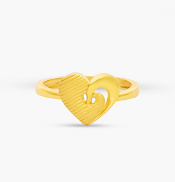 The Serene Heart Ring